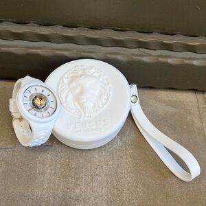 Versace Versus Stainless Steel Silicone Watch New With Pouch